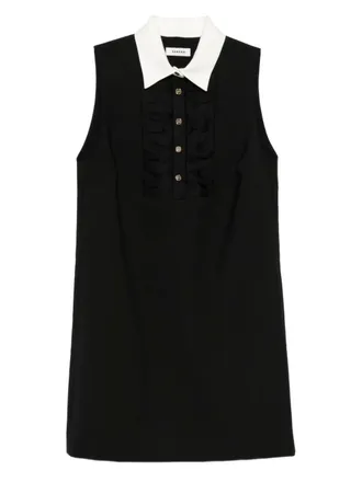 Sandro sleeveless mini day dress - women - Fabric - 42 - Black