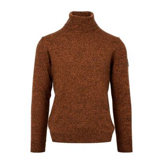 Roy Rogers Bruine Wolmix Coltrui Coltrui - Heren - Coltruien - Bruin - M - Wol - Truien & Vesten