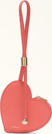 Furla Laura Porta Monete S Aperitivo Arancione Pelle Stampata Donna