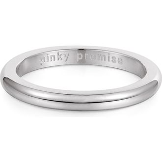 Mantra Pinky Promise Ring in Silver at Nordstrom, Size 4