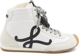 Loewe White Logo High-Top Sneakers