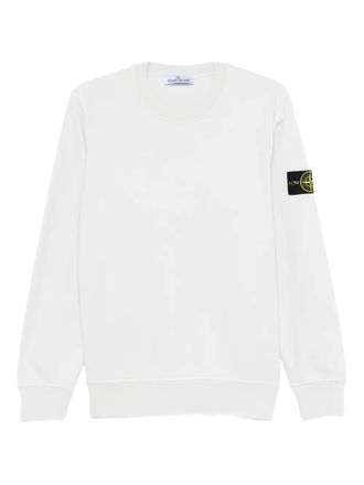 Stone Island logo-patch sweatshirt - Blauw