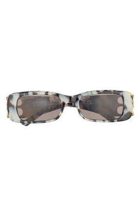 Balenciaga 51mm Square Sunglasses in Havana Gold Grey at Nordstrom Rack