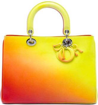 Dior Pre-owned Dior Medium Gradient Calfskin Diorissimo Satchel Ladies 480RSBZ9O8ORNJT9