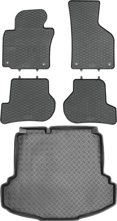OEM Juego De Alfombrillas De Goma Para Coche Y Maletero Para Volkswagen Jetta V Sed&aacute;n (2005-2011)