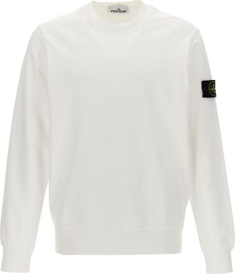 Stone Island Logo Badge Sweatshirt