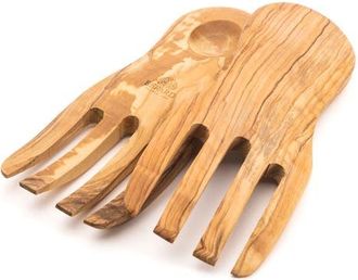 Bérard Olive Wood Salad Serving Hands, 2 Piece Set in Brown at Nordstrom