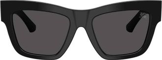 Burberry Dark Grey Cat Eye Ladies Sunglasses BE4449 300187 53