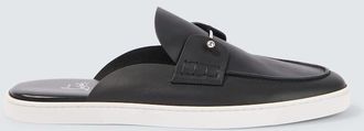 Christian Louboutin Chanme leather mules