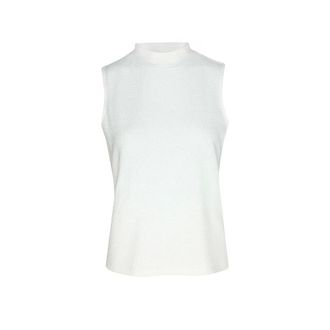someday Mouwloze top - Dames - Tops - Wit - Maat: M