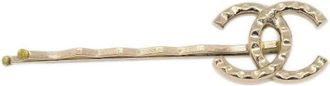 Chanel Pre-owned Accessories, female, Yellow, Size: ONE SIZE Pre-owned Metal Hair Accessory