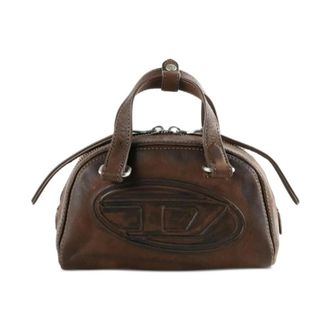 Diesel 1DR Dome Soft Crossbody-tas - Dames - Tassen - Bruin - Maat: ONE Size Leer
