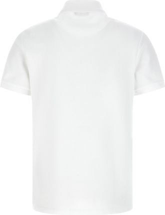 Balmain Mens Bicolor Cotton Polo Shirt