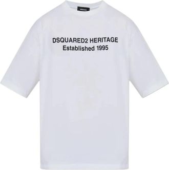 Dsquared2 T-Shirts - Heren - T-shirts - Wit - M - Tops