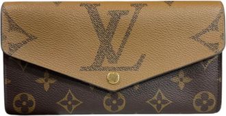 Louis Vuitton Monogram Brown Monogram Canvas Monogram Reverse Long Wallet (Bi-Fold) (Pre-Owned)
