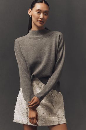 Maeve The Carys Mock-Neck Sweater by Maeve