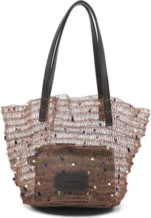 Staud Jewel Beaded Tote Bag