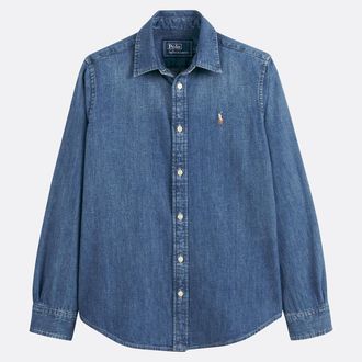 Ralph Lauren Hemd met lange mouwen in denim