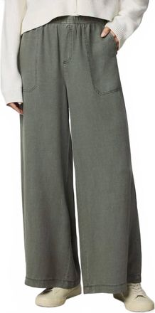 Splendid Angie Palazzo Pant In Soft Vintage Olive Branch