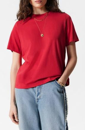 & Other Stories Crewneck T-Shirt in Red Medium at Nordstrom Rack, Size X-Small