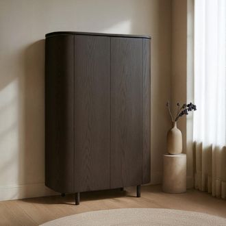 Moloo Buffet alto de 2 puertas roble expresso