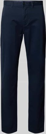 Tommy Hilfiger Relaxed Fit Hose aus Baumwoll-Mix in Marine, Größe 30/30