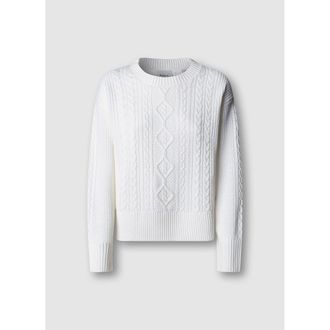 Pepe Jeans London Kabeltrui met ronde hals