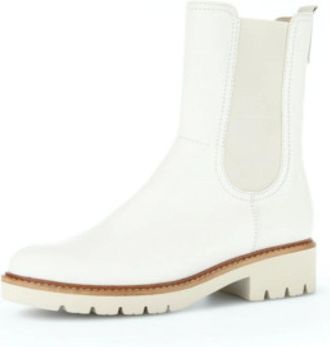 Gabor Chelsea Boot - Dames - Schoenen - Wit - Maat: 40 EU