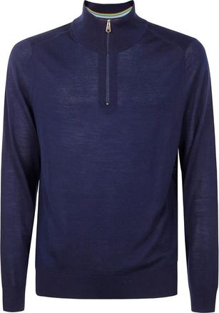 Paul Smith Mens Sweater Zip Neck