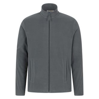 Mountain Warehouse Heren Raso Full Zip Fleece Top (Donkergrijs)