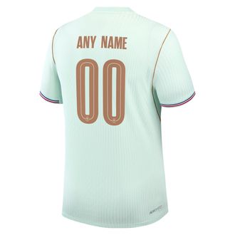 Nike FFF 2026/27 Match Away Nike Mens Aero-FIT Soccer Authentic Custom Jersey By You in White | NN203939011-CUS