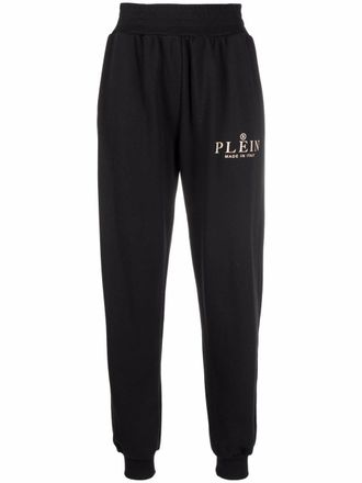 Philipp Plein Pantaloni sportivi Iconic con logo - Nero