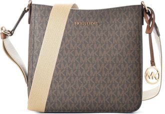 Michael Kors Brown Canvas Crossbody Womens Bag