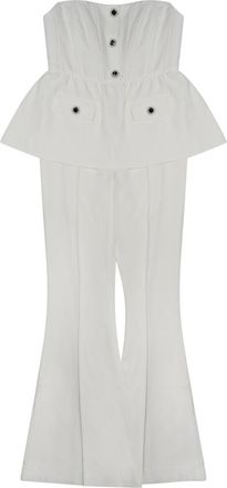 Self Portrait Sleeveless Jumpsuit