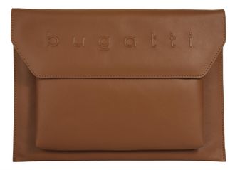 Bugatti Dokumententasche BUGATTI DAPHNE, Herren, Gr. B/H/T: 36cm x 26cm x 2cm onesize, braun (cognac), Leder, leicht gl&auml;nzend, unifarben, Taschen Dokumententa