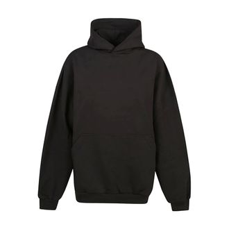 Balenciaga Hoodies, male, Black, Size: M BB Strass Cotton Hoodie