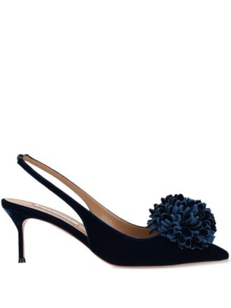 Aquazzura 65mm Couturier slingback pumps - Blue