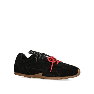 Steve Madden Mens Leather Midas Black Sneakers - Size UK 11