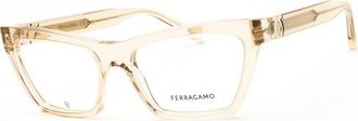 Ferragamo SF3021 259 Transparent Beige 54mm