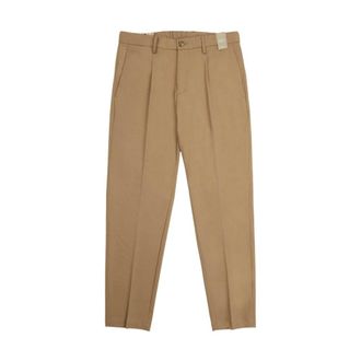 AT.P. CO Suit Trousers, male, Brown, Size: XS Berlino Cropped Trousers