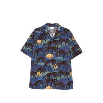 Dr&ocirc;le de Monsieur Palm Button Shirt