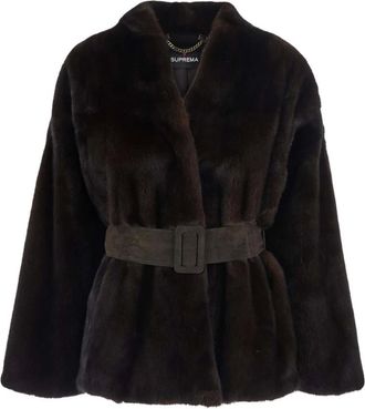 Suprema Donna, Cappotti, Marrone, S, new