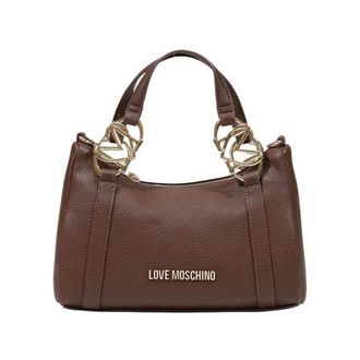 Love Moschino Tote Bag met kettinghengsel - Dames - Tassen - Bruin - Maat: ONE Size