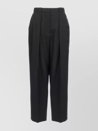 Balmain wool wide-leg trousers