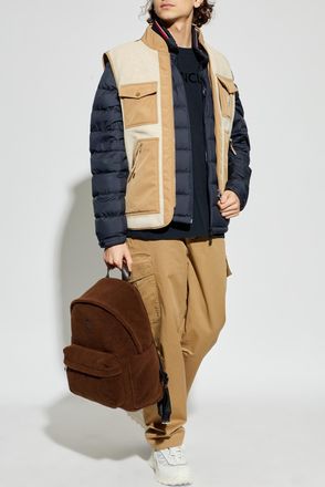 Moncler Vest Karakai, Mens, Beige