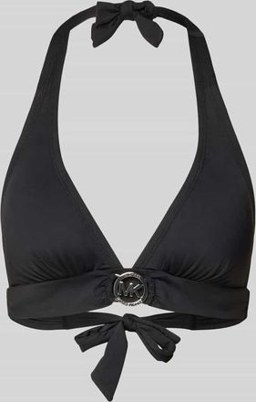 Michael Kors Bikini-Oberteil mit herausnehmbaren Cups Modell SOLIDS in Black, Gr&ouml;&szlig;e XS