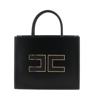 Elisabetta Franchi Large Logo Shopping Bag