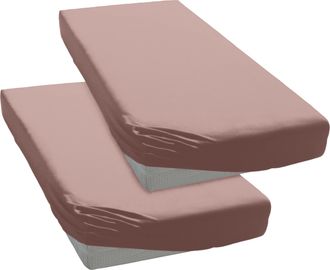 My Home Spannbettlaken »BLACKBERRY« Baumwolle, Matratzen bis 28 cm Höhe, Bettlaken, Spannbetttuch, Laken