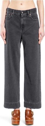Chlo&eacute; Jeans, Dames, Zwart, W26, Katoen, High-Rise Cropped Jeans
