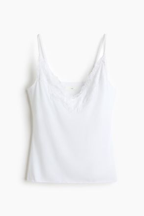 H&M MAMA Still-Tr&auml;gertop - White